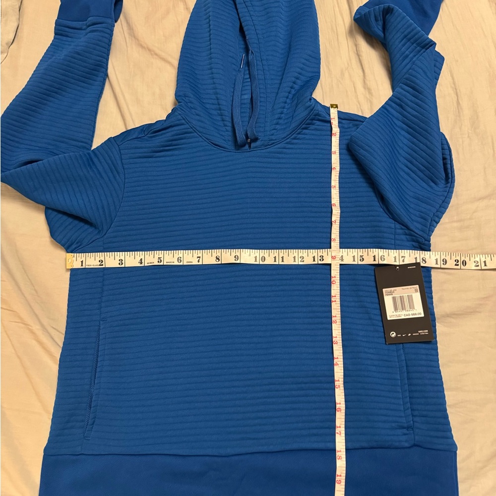 Nike women Blue Hooded Sweatshirt